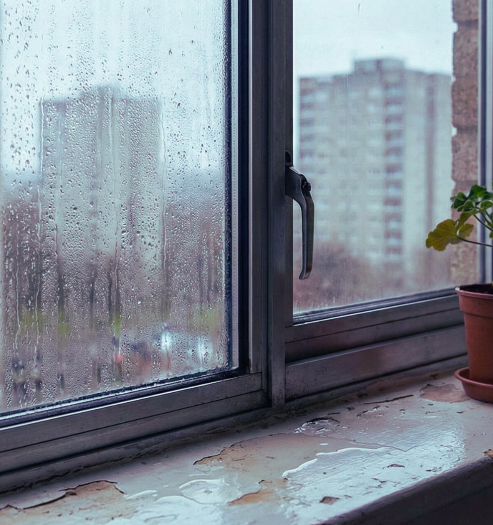 Ventilation problems - condensation on window